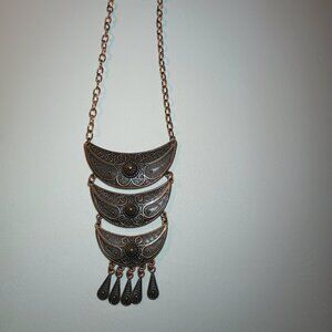 Paparazzi Jewlery Set- Go Steer Crazy - Copper Tribal Necklace